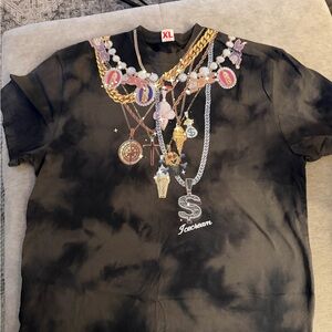 Icecream Black Graphic Tee